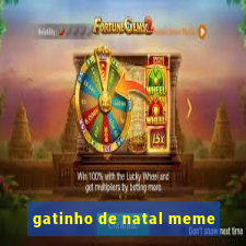 gatinho de natal meme